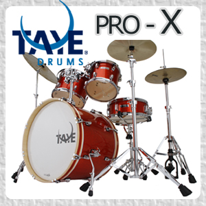 드럼사운드,[타예] 프로 -X / 드럼세트  오렌지 스파클 (Taye ProX Drum)