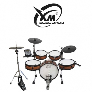 드럼사운드,XM 전자드럼 C-110SR (의자, 페달, 스틱, 헤드폰, 케이블 포함)
